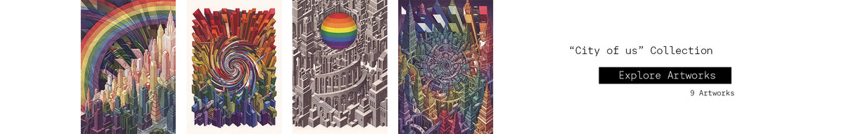 City of Us: Surreal LGBTQ+ City Prints | LGBTQPlus Art